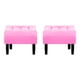 thumbnail image 1 of Set Pouf Wood 1c Felpa 00 Rosado, 1 of 5