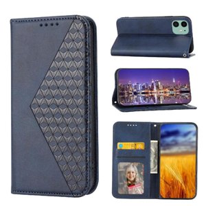 Funda Flip Foxdock Para Iphone 11 Pro Max , Estilo Billetera Con Diseño Rombo, Correa De Mano Y Soporte, Uso Diario