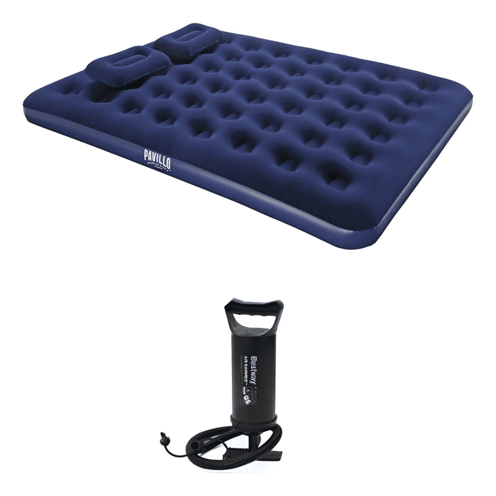 Genérico - Colchón 2 Plaza Inflable Azul