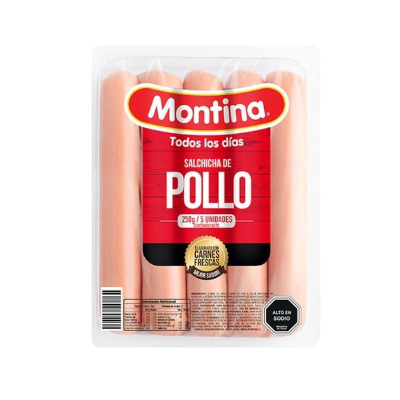 Salchicha de Ave Display (5 Un), 250 g