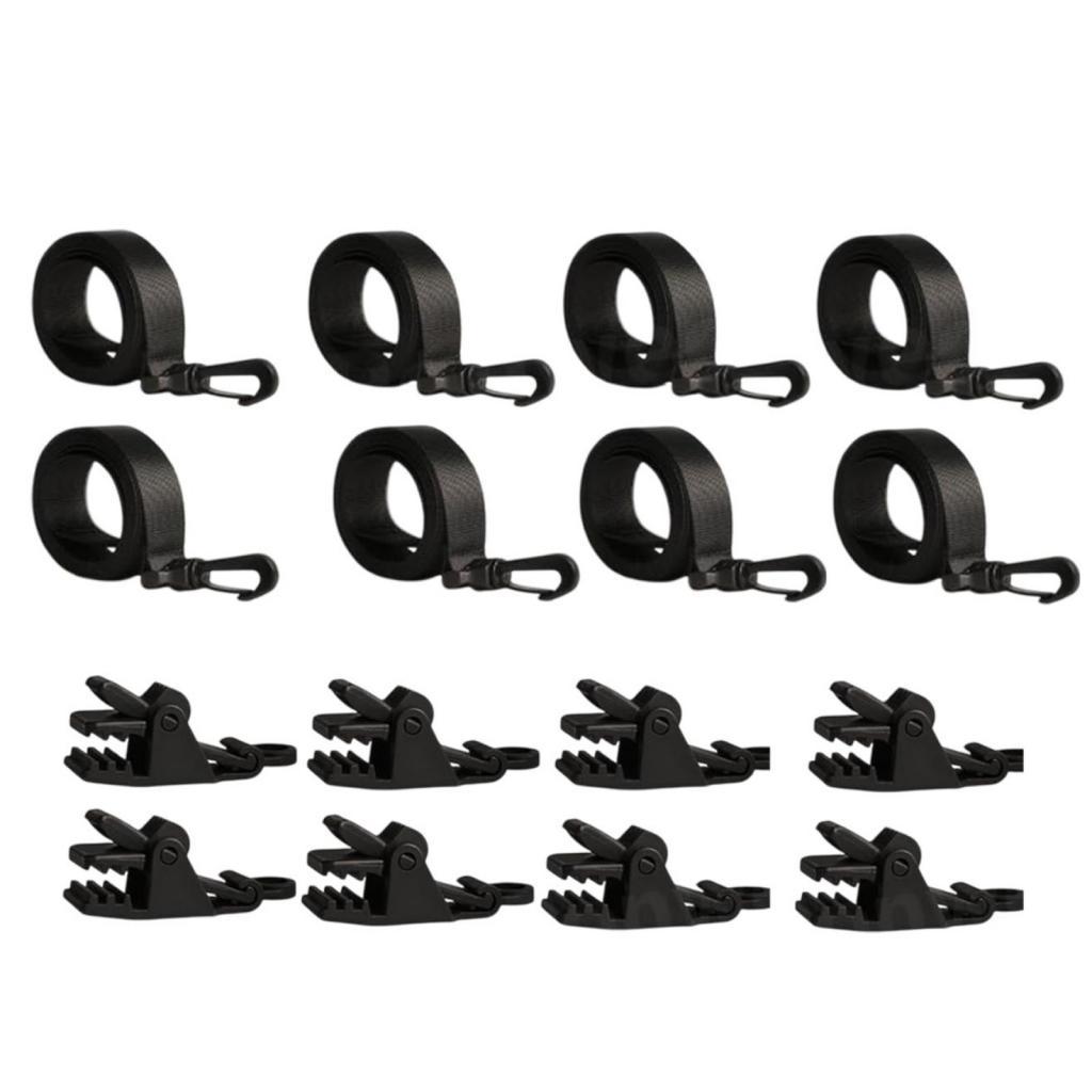 Ioensy - Correas De Fijación Para Enrolladores De Cubierta Solar De Piscina, Accesorios Para Cubiertas Solares De Piscina (Juego De 8 Piezas)