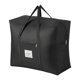 thumbnail image 1 of Bolsa de Almacenamiento de Viaje Extra Grande de Oxford, Bolsa de Transporte Duradera Verde Militar para Organizar Ropa y Ropa de Cama Negro 23.6x20.1x11.8 pulgadas, 1 of 5