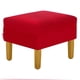 thumbnail image 2 of Pouf Sky 1c Felpa 01 Rojo, 2 of 3