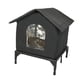 thumbnail image 4 of Casa Para Gatos Portátil E Impermeable Para Exteriores, Refugio Para Gatos Para El Patio Exterior En Invierno, Talla S, Color Negro, 4 of 5