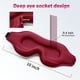 thumbnail image 5 of Antifaz de sueño Albatross Health New England rojo 3D, 5 of 7