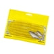 thumbnail image 4 of 6pcs Tallarines De Fideos LUERTE DE PESCA Pesca Grub Tackle Soft Seures For Trout Yellow, 4 of 5