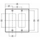 thumbnail image 2 of Placa de pared Leviton 80409-E de 2 elementos Decora GFCI Termoendurecible negra, 2 of 2