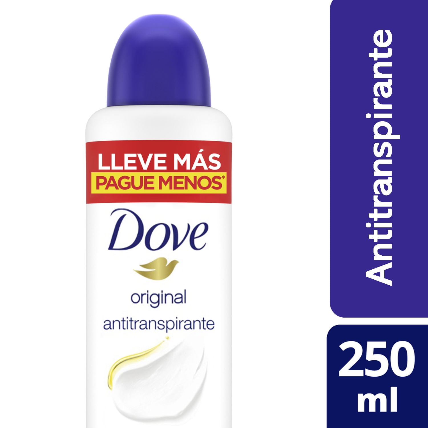 Desodorante Antitranspirante Original Aerosol 250 ml Dove