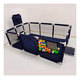 thumbnail image 4 of Corral Bebe Infantil 3en1 Juego Malla Tela Oxford 180x120cm Azul, 4 of 8