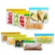 thumbnail image 1 of Bolsas reutilizables para almacenar alimentos - Paquete de 10 bolsas para congelador Bolsas reutilizables de un galón, 1 of 8