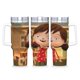 thumbnail image 1 of Millie la Magnífica Vaso aislado de acero inoxidable con asa, diseño temático, regalo para familia, amigos y fans; incluye pajita y encaja en el portavasos estándar, 40 oz, 1 of 6