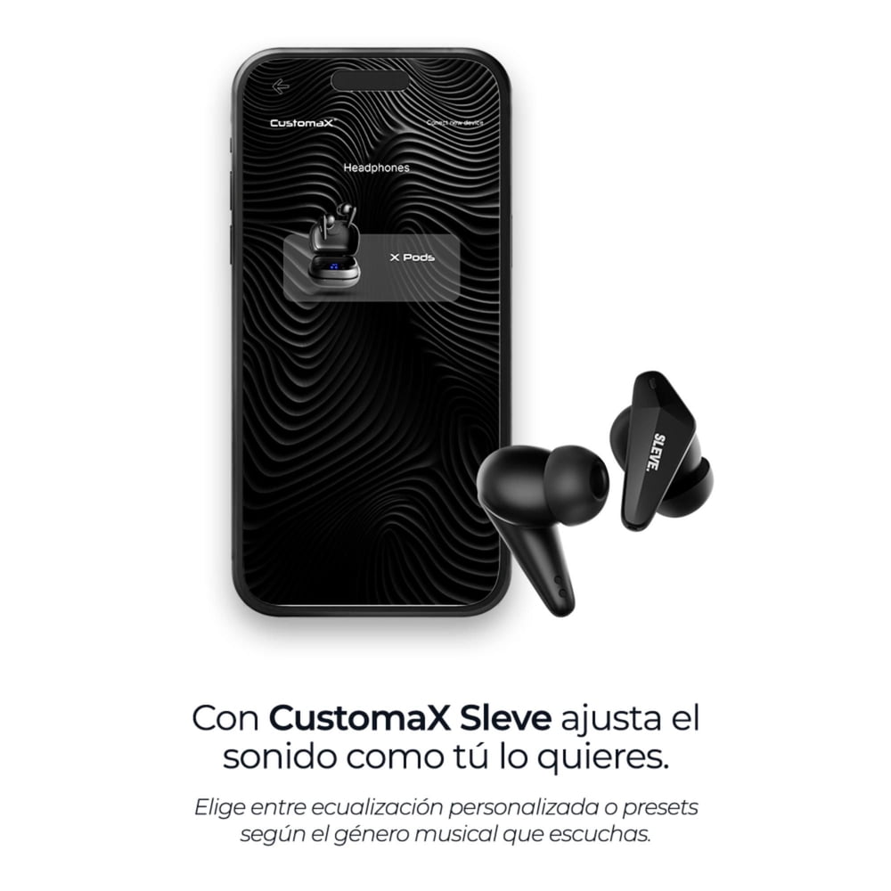 Sleve X Pods 2Gen Negro, foto 2