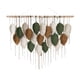 thumbnail image 2 of Macramé para Colgar en La Pared, Colgante de Borlas de Hojas, Cuerda de Algodón, Tapiz Nórdico Bohemio, Decoración Artística de Pared, Macramé con Bor 10 hojas, 2 of 5