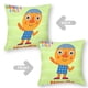 thumbnail image 2 of Noodle y Amigos Fundas de almohada de terciopelo con tema, regalos de funda de almohada, decoración para el hogar, cojín de lanzar, regalo de cumpleaños para fans y parejas.66*66cm., 2 of 6