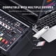 thumbnail image 5 of Mezclador de audio BOMGE Professional de 6 canales con Bluetooth y USB, 5 of 9
