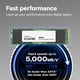 thumbnail image 2 of SSD Crucial E100 CT2000E100SSD8 M.2 NVMe PCIe Gen4 de 2 TB, 2 of 5