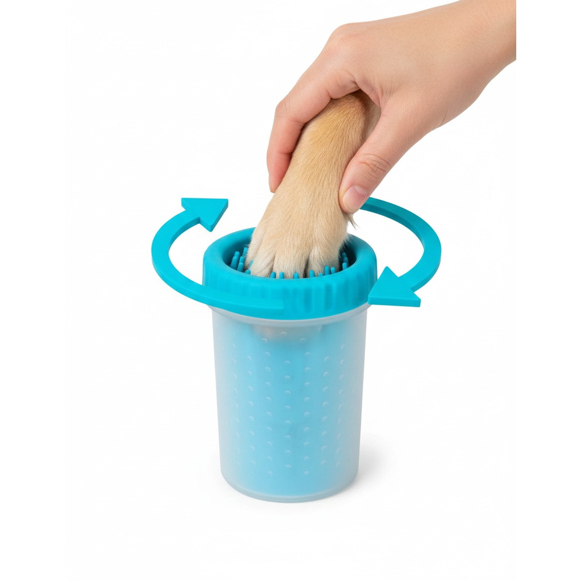 Genérico - Limpia Patas Xl Silicona Celeste