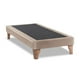 thumbnail image 2 of Base Elegante Cama Europea 1.5 Plaza 105x200 CM Beige Felpa, 2 of 3
