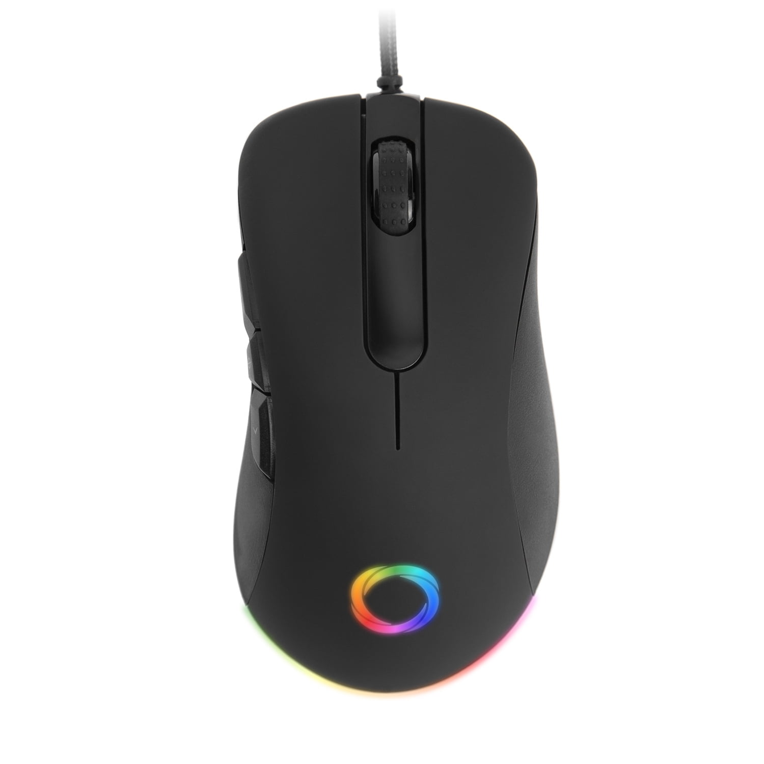 Nibio - Mouse Gamer Rule Mg1000 Rgb 16000 Dpi 8 Botones Usb