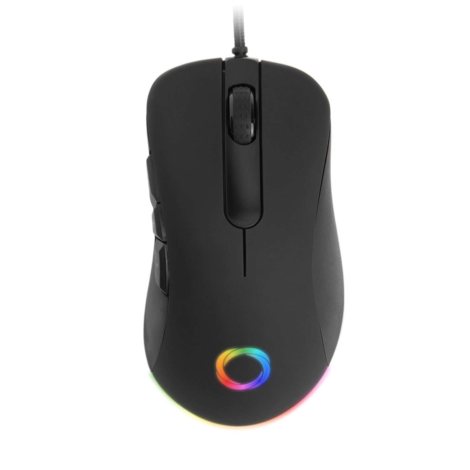 Nibio - Mouse Gamer Rule Mg1000 Rgb 16000 Dpi 8 Botones Usb