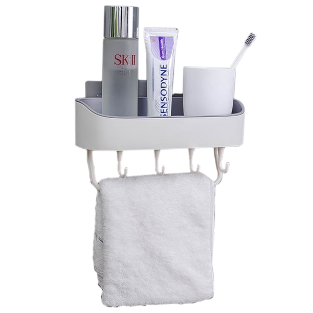 Estante de ducha adhesivo para baño, soporte de pared para ducha