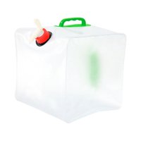 Ioensy - Jarra De Almacenamiento Portador De Botellas De Agua Rv Bolsa De Contenedor De Agua Plegable Portátil 15L 26X27X27Cm