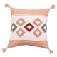 thumbnail image 2 of 1x Ins Tufted Throw Pillow Cojín Funda De Almohada Borlas Suaves Funda De Almohada Cuadrada Decorativa 45x45cm, 2 of 5