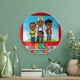 thumbnail image 5 of Jools TV Plato decorativo de porcelana fina (bone china), plato decorativo de cerámica para hogar, oficina, soporte de pared, platos decorativos para dormitorio - 6 pulgadas (15 cm), 5 of 6