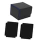 thumbnail image 2 of Caja De Baraja De Cartas Con Funda, Soporte Para Tarjetas, Pantalla Portátil Premium, Caja De Naipes A Cuadros, Negro Y Azul, 2 of 3