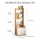 thumbnail image 3 of Velador Con Respaldo Alto Moderno Homer Design 128*30*40cm Mate Marrón, 3 of 8