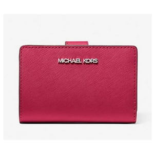 Cartera Michael Kors Mediana Cuero Saffiano Frambuesa Oscura