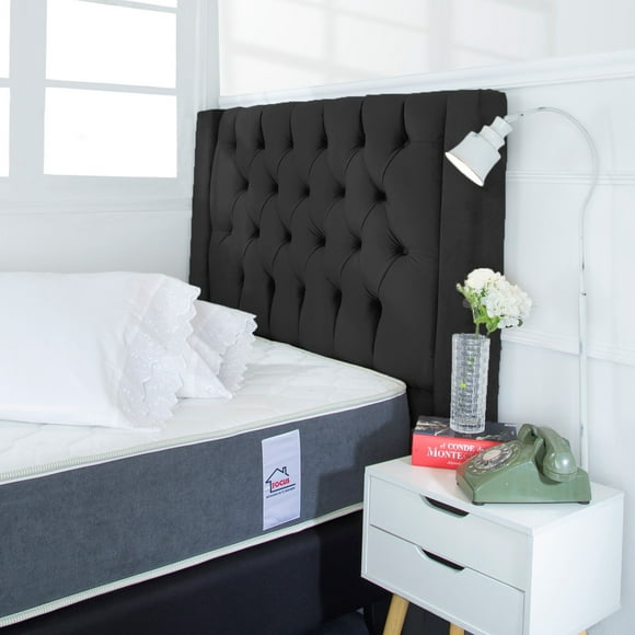 Respaldo Focus 1.5 plazas Felpa Negro