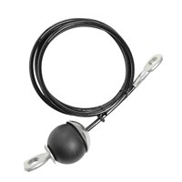 Magideal - Cable De Polea De Fitness Polea De Polea Multipropósito Práctico Máquina De Ejercicio Ejercicio Alambre De Acero Cable De Extensión De La Cuerda 400 Cm