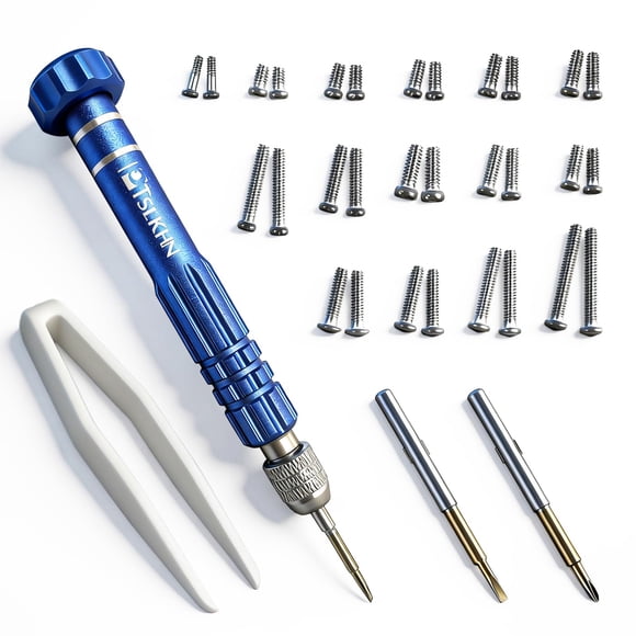 Kit de reparación de anteojos PTSLKHN S2 con destornillador de acero