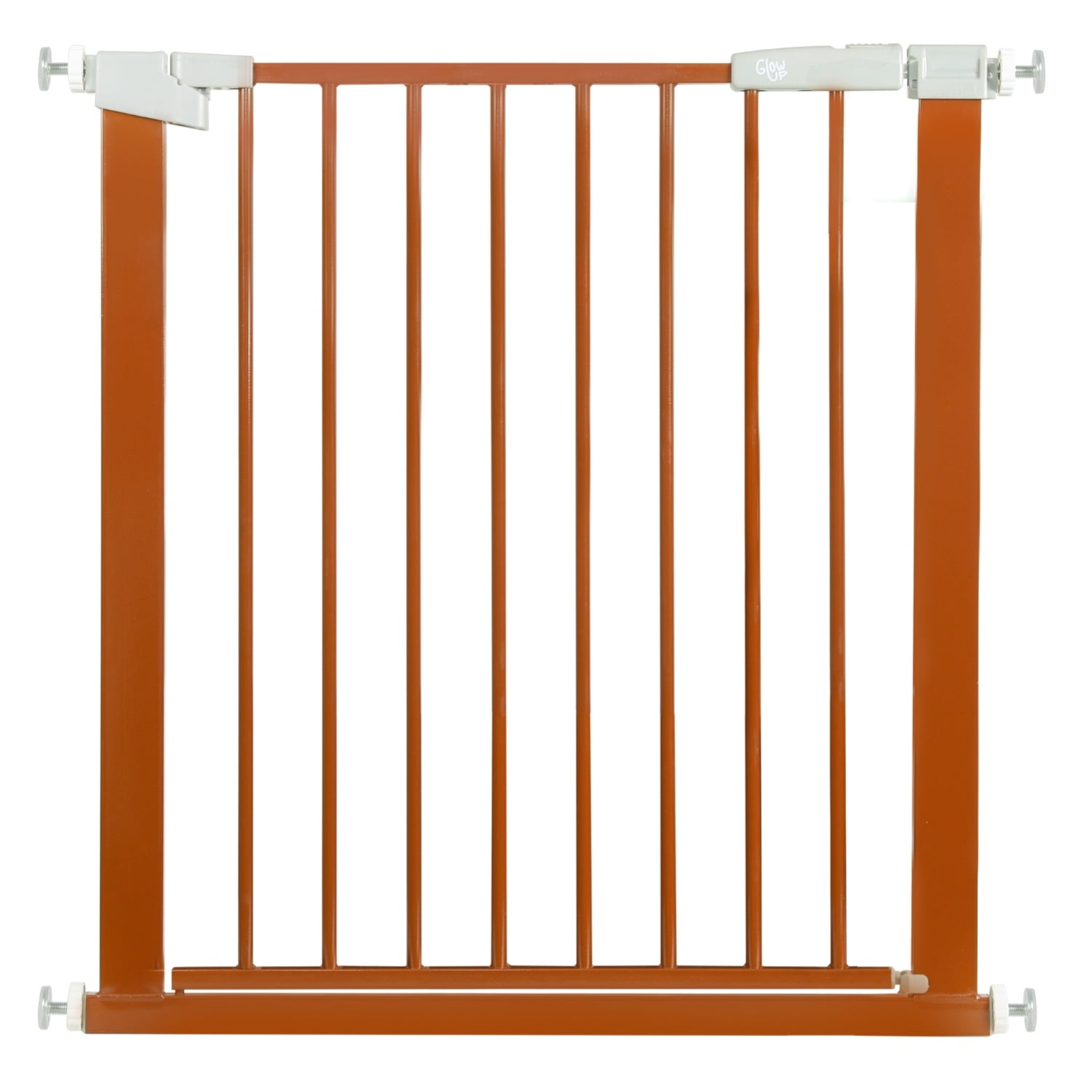 Glowup - Reja De Seguridad Escalera Puerta Bebés Y Mascotas Café