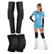 thumbnail image 1 of Set de rodilleras y mangas para brazos de voleibol UMACWIN negro, 1 of 6
