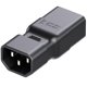 thumbnail image 2 of Adaptador de CA Vellcon C14 a C19, paquete de 5, negro, 2 of 9