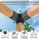 thumbnail image 5 of Kit Soportes Para Pergola Madera 4x4 Esquinas Y Bases, 5 of 8