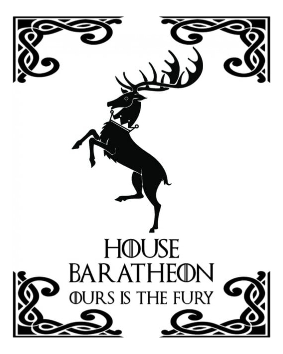 Rienda Libre Graphics - Decomural House Baratheon Game Of Thrones Ws-34187