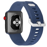 Genérico - Correa Compatible Iwatch Apple Watch 42/44/45Mm-S Azul Marino