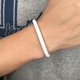 thumbnail image 3 of Pulsera de Caballero de Cuero White Space Elegante y Juvenil, 3 of 3
