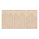 thumbnail image 1 of Set 3 cuadros líneas abstractas montaña MDF, 1 of 3