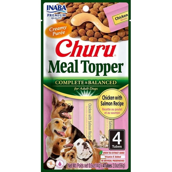 Inaba Alimento Húmedo Perro Adulto Churu Meal Topper Pollo Salmón 56g