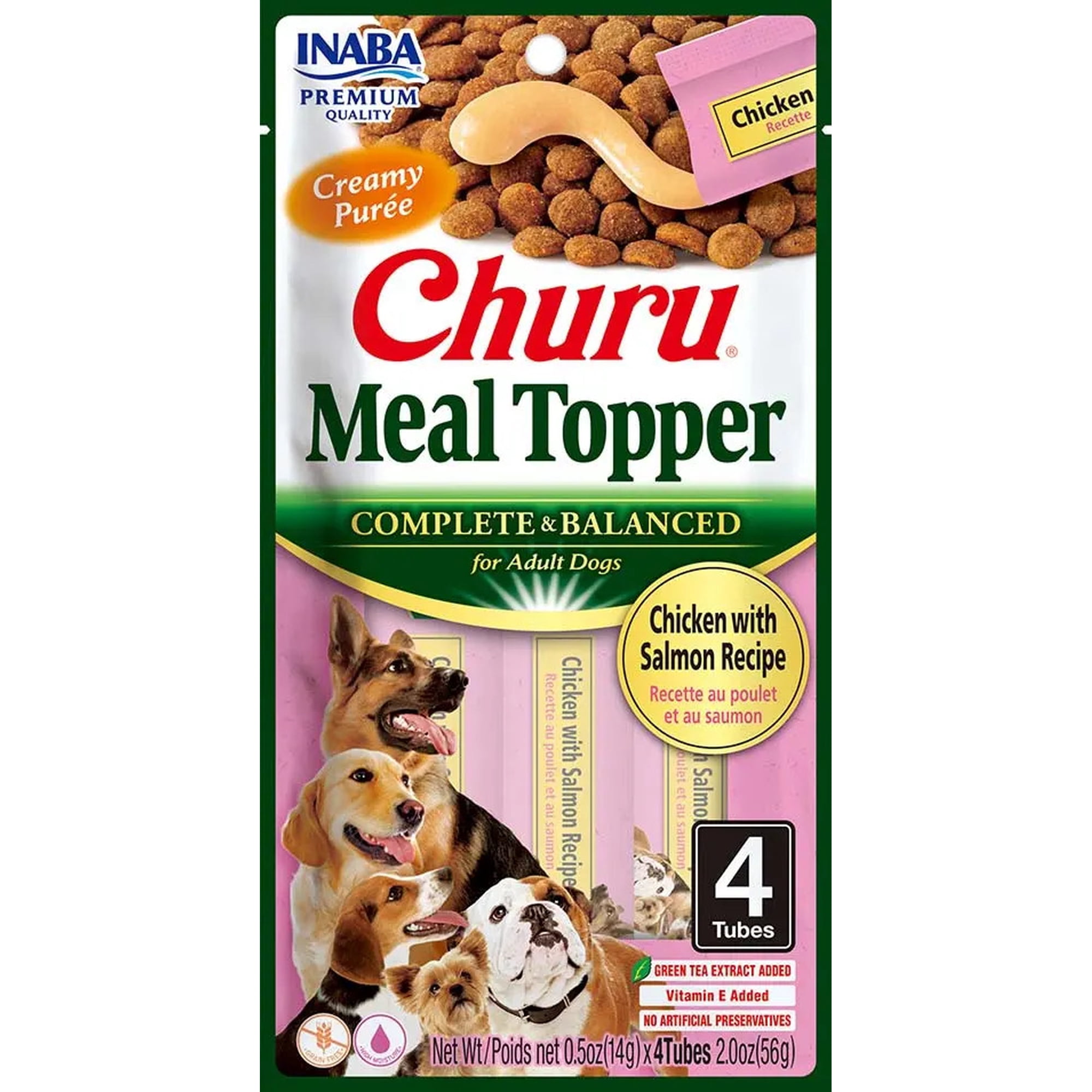 Inaba Alimento Húmedo Perro Adulto Churu Meal Topper Pollo Salmón 56g