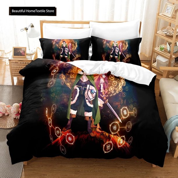3D The Rising Of The Shield Hero Bedding Sets Duvet Cover Set With Pillowcase Twin Full Queen King Bedclothes Bed LinenBed Sheets