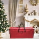 thumbnail image 2 of Bolsa De Almacenamiento Para árbol De Navidad, Bolsa De Lona Para Cojines De Exterior, Accesorios De Fiesta, Color Rojo, 122 X 50 Cm, 2 of 3