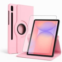 Mar Cases - Carcasa Funda Giratoria Para Tablet Samsung S10 Fe 10.9 Rosado + Vidrio