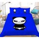 thumbnail image 1 of x355 Bed SheetsQuilt Cover With Zipper Closure Size Bedding Set Bedroom Decor for Adults HI-PANDA Pillow Cases Polyester Comforter Cover 3-Piece Bedding Set (1 Duvet Cover + 2 Pillow Shams) nj355, 1 of 5