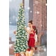 thumbnail image 3 of Árbol de Navidad HMASYO desplegable de 1,5 m con temporizador, luces y copos de nieve, 3 of 8