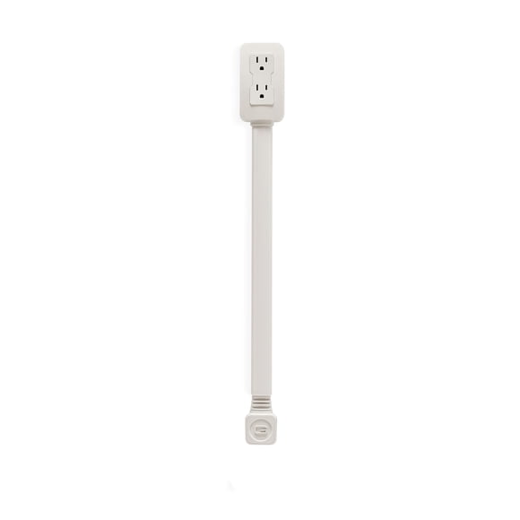 Extensor de enchufe eléctrico EZ Outlet con USB-A, USB-C y 2 AC